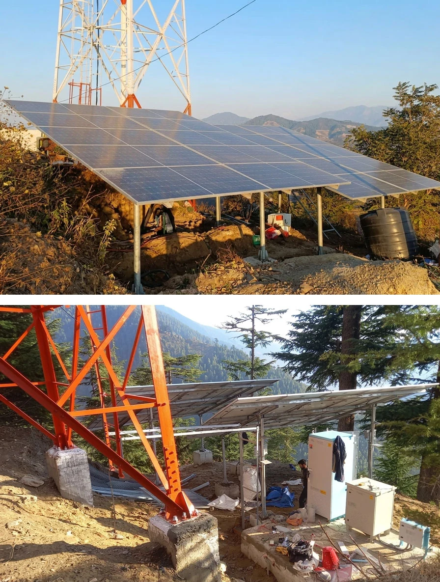 Solarlization of Mobile Towers